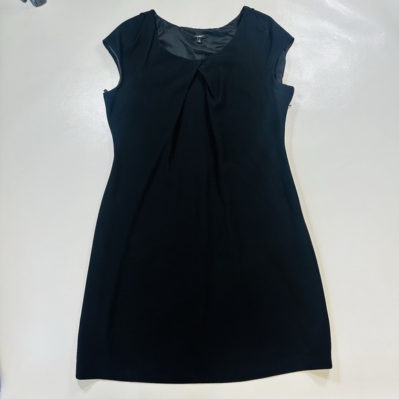 Talbots Dresses & Skirts - Talbots Women's Black Midi Dress Size 18 Sleeveless Round Neck Side Zip